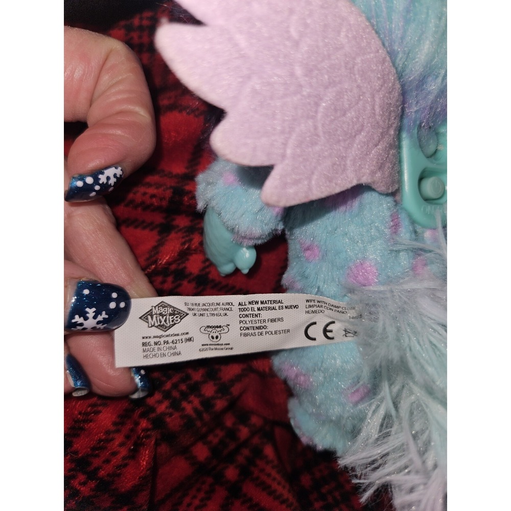 Magic Mixies Magical Misting Interactive Pet Blue Plush Doll Lights Tested WORKS - Picture 6 of 7